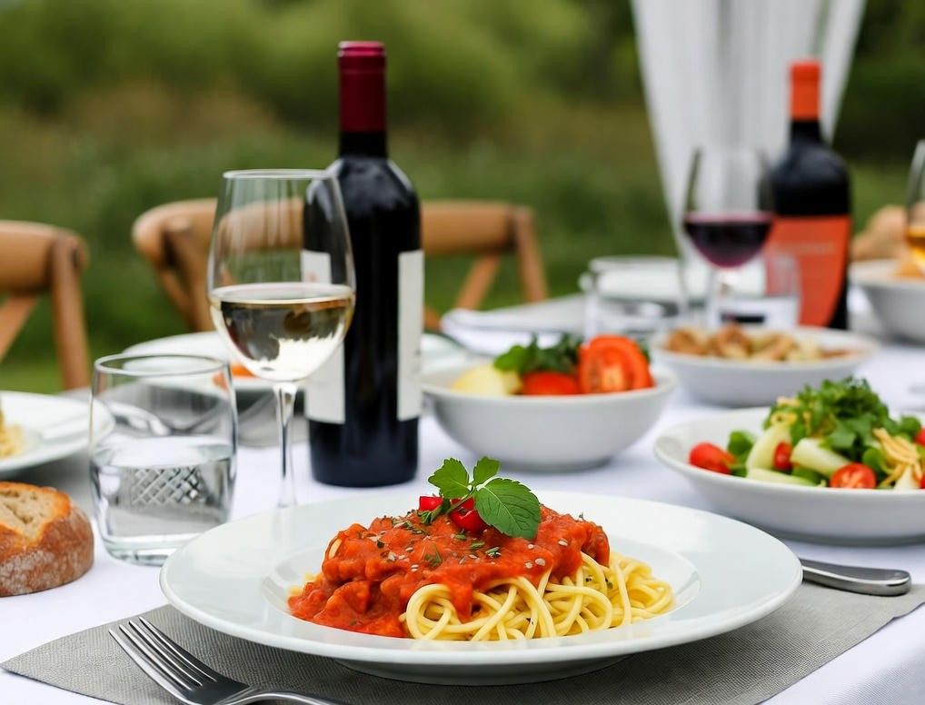 wedding venue menus in italy