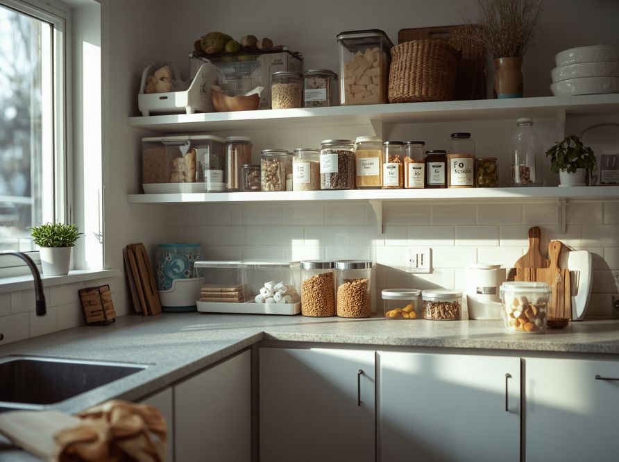 modern organized kitchen