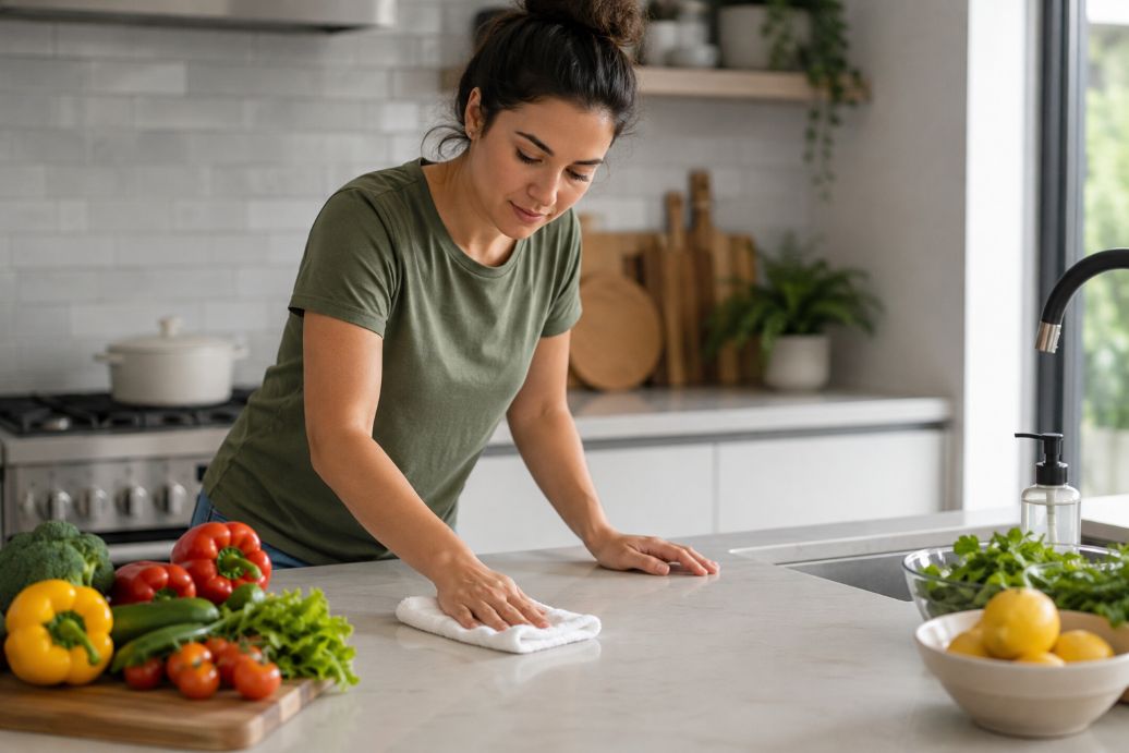 clean kitchen clean food